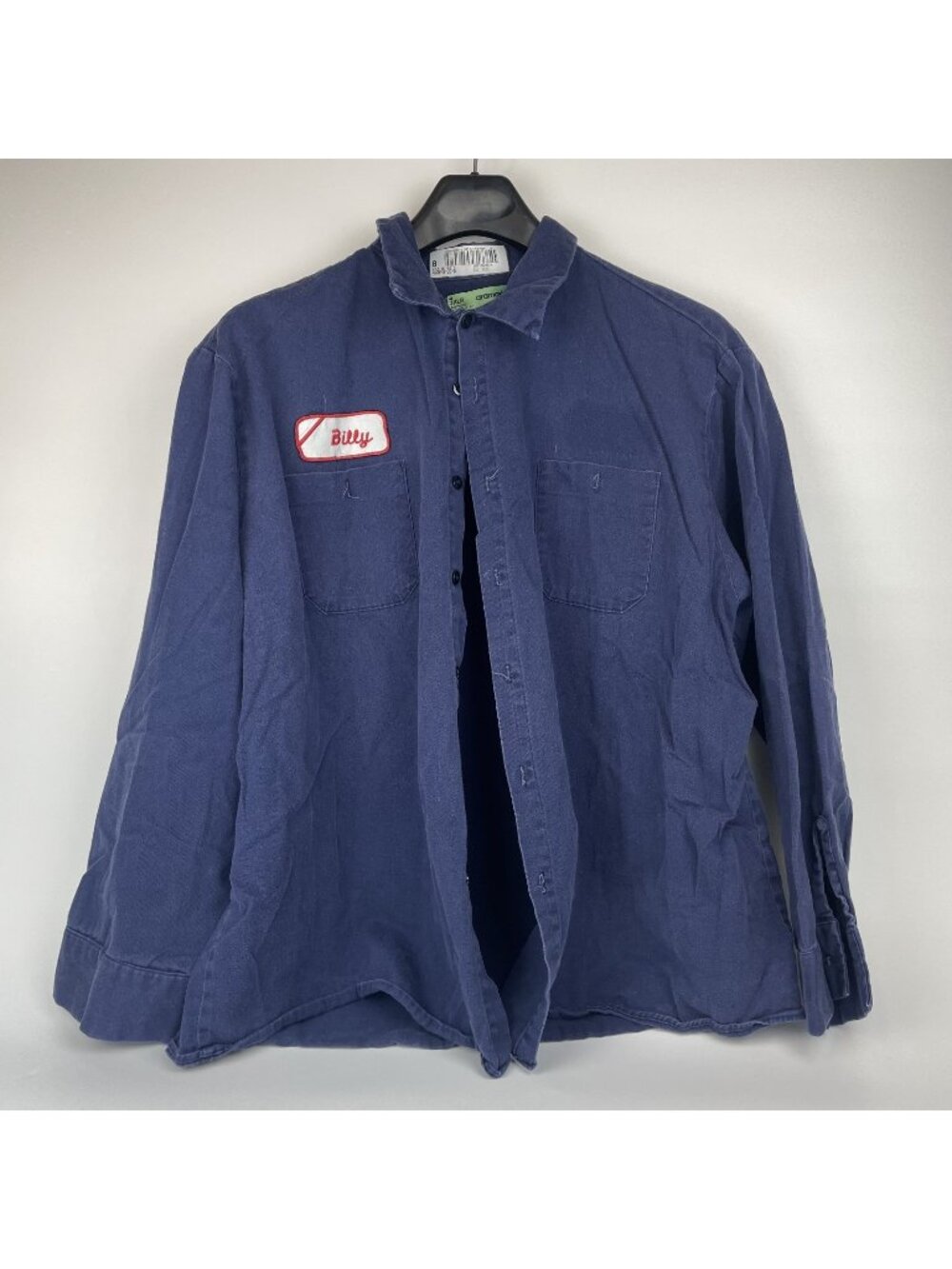 Aramark Work Shirt Uniform – Blue Button-Up Long Sleeve | Men’s 3XL